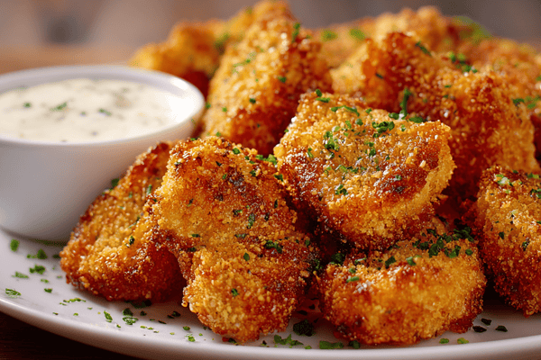Crispy Homemade Chicken Nuggets with Golden Crust