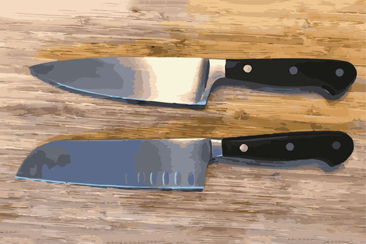Qual è la differenza tra un coltello da chef e Santoku?