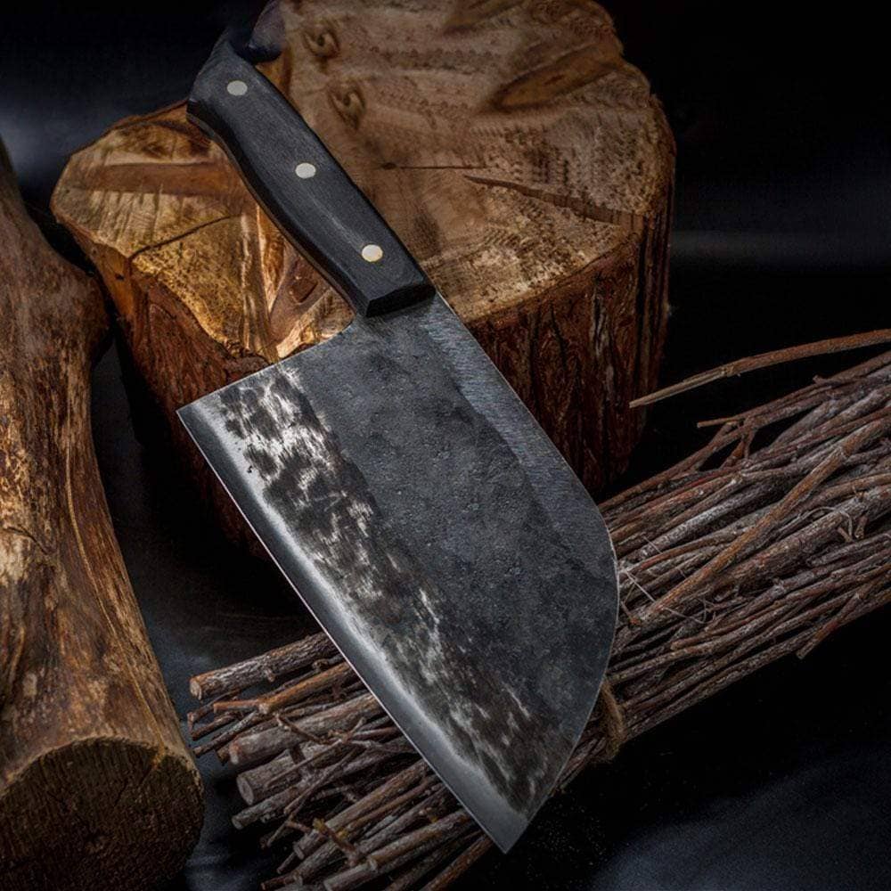 Nakiri / Chukabocho (なきり) Cleaver in acciaio Tang completo
