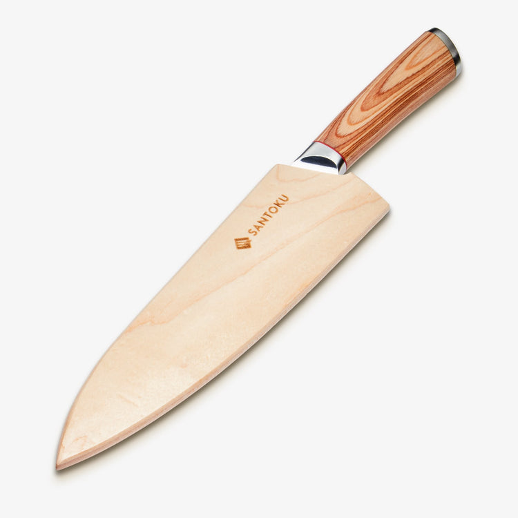 Set di scatole Haruta VG10 Coltello da chef giapponese in acciaio damasco da 8 pollici e acciaio per affilare diamantato da 13 pollici