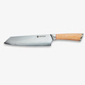 Coltello da chef Kiritsuke in acciaio damasco giapponese Haruta da 8 pollici VG10 con manico in legno e fodero