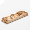 Cassetto per coltelli da cucina | Organizer da tavolo in legno