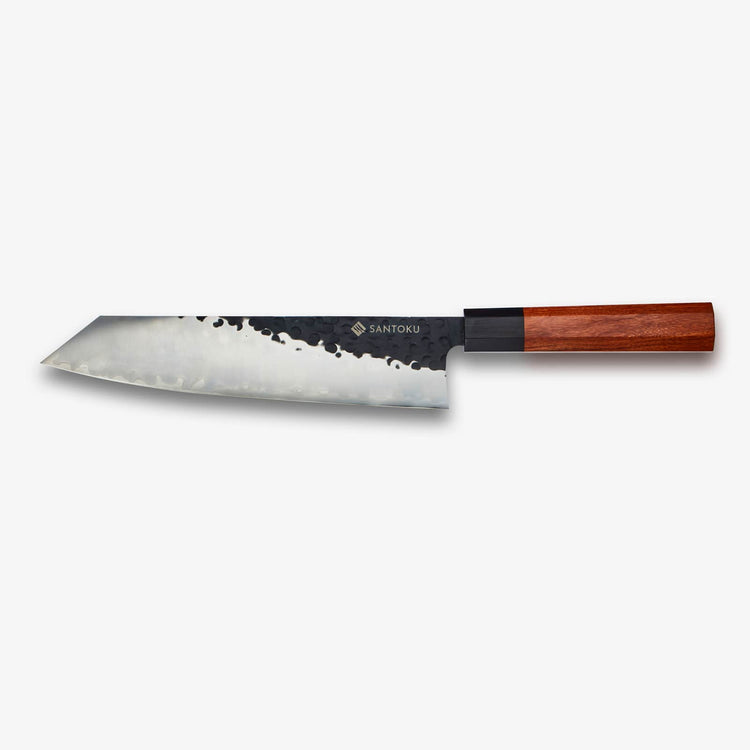 Serie di coltelli Minato con portacoltelli magnetico in legno di acacia