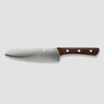 Set di coltelli da cucina Yuhi da 6 pezzi con motivo damasco con manici in pakkawood e confezione regalo