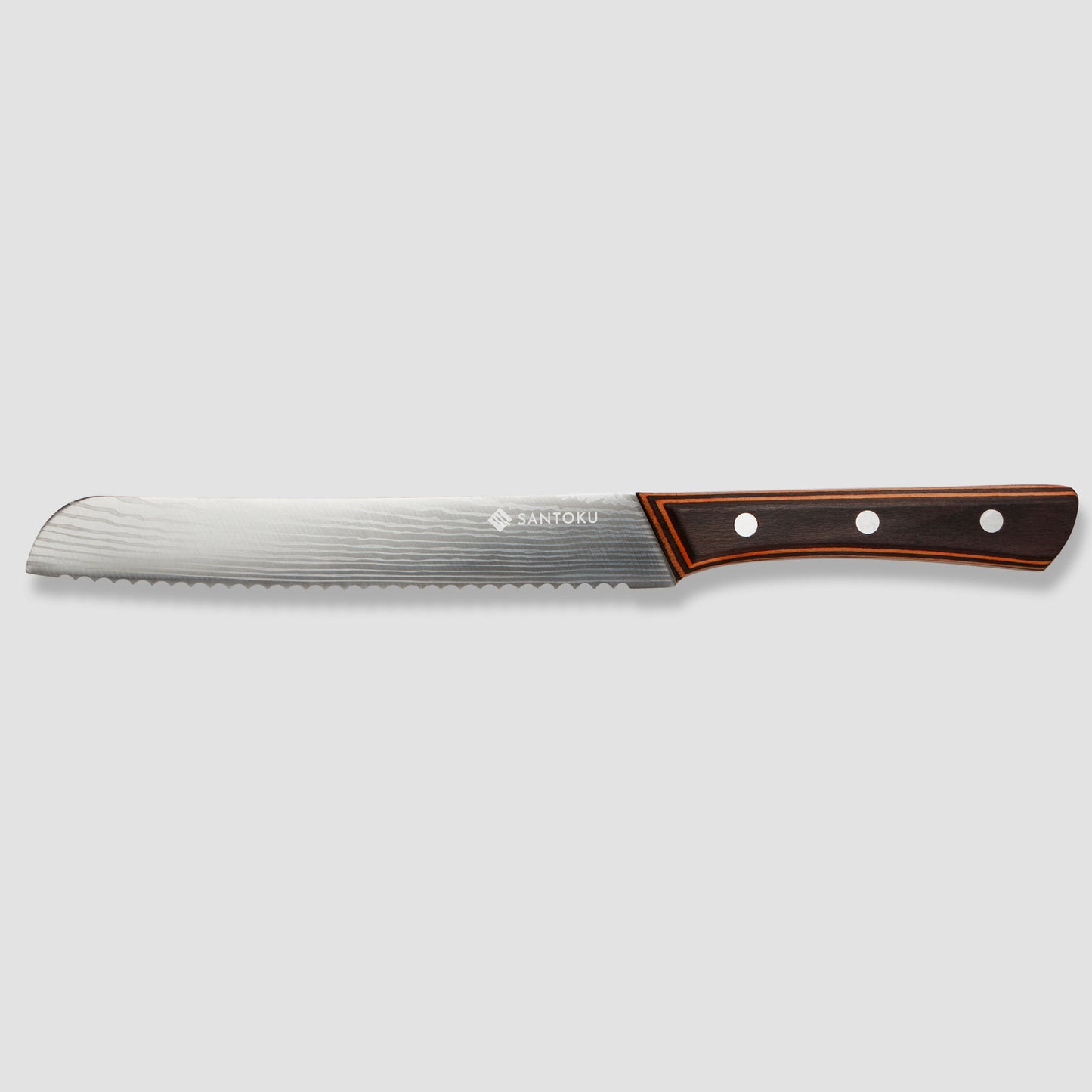 Set di coltelli da cucina Yuhi da 6 pezzi con motivo damasco con manici in pakkawood e confezione regalo