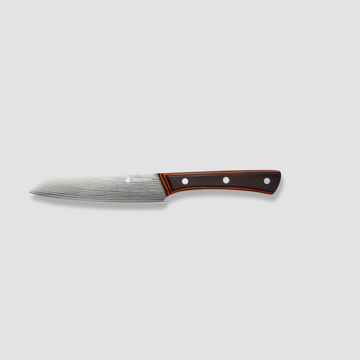 Set di coltelli da cucina Yuhi da 6 pezzi con motivo damasco con manici in pakkawood e confezione regalo