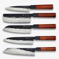 Serie di coltelli Minato con porta magnetica acacia in legno