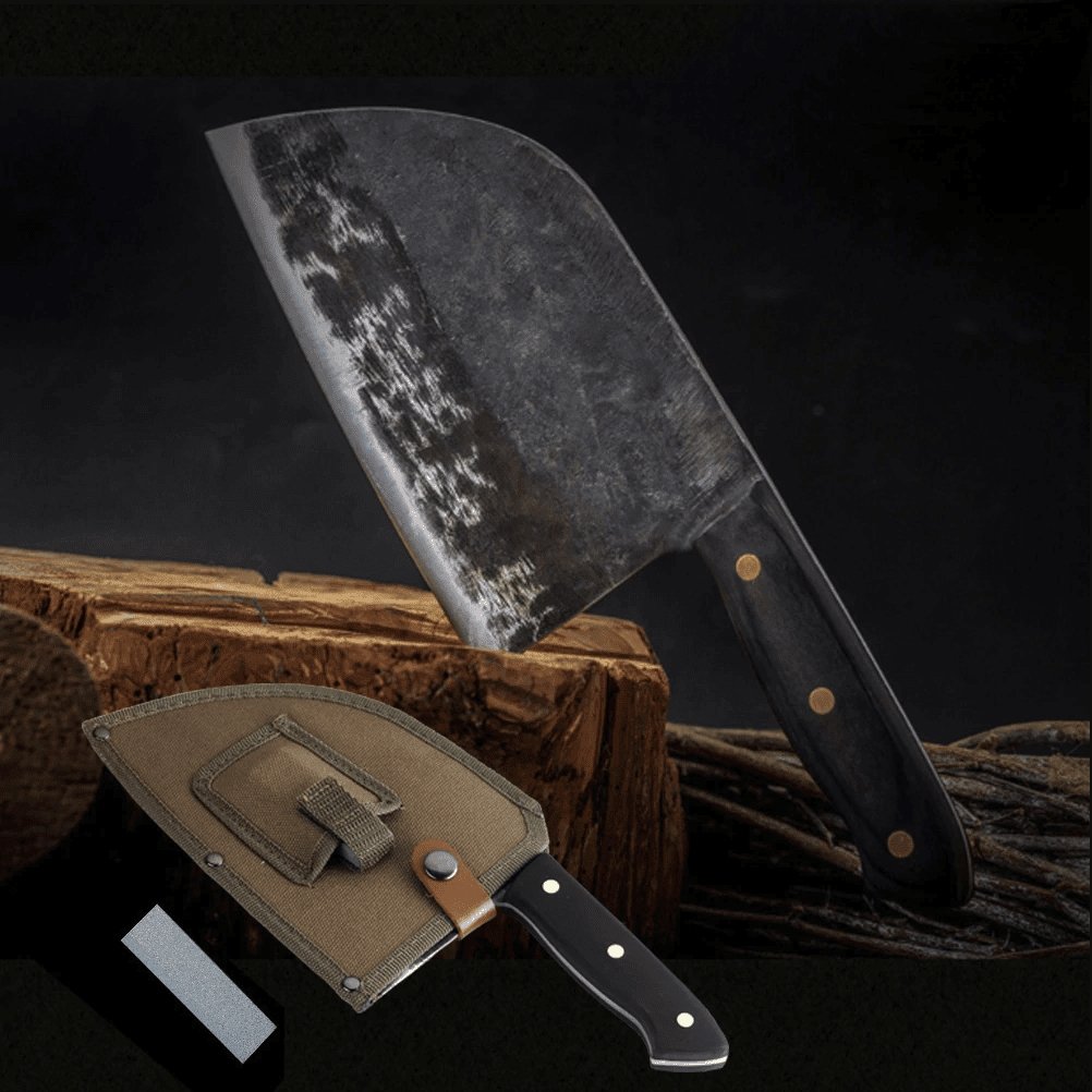 Nakiri / Chukabocho (なきり) Cleaver in acciaio Tang completo