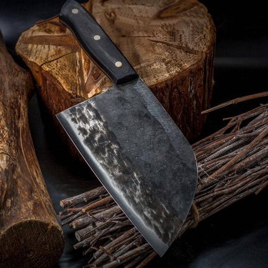 Nakiri / Chukabocho (なきり) Cleaver in acciaio Tang completo